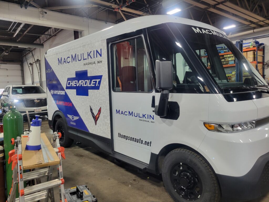Brightdrop Parts Vehicle fleet vinyl wrap